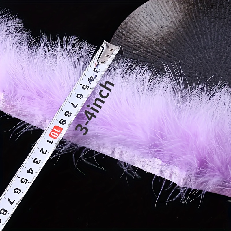 10yards Ostrich Feathers Trim 8-10 Cm Plumes Ribbon Selvage For Diy Wedding  Dress Decoration Crafts Accessories Wholesale
