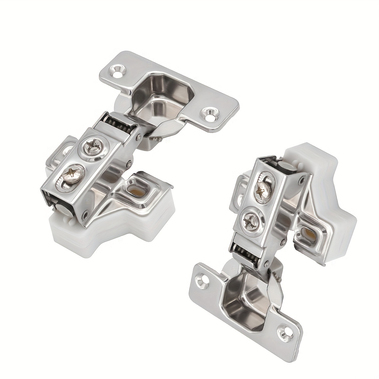 Surface-Mount Face-Frame Cabinet Hinges – Heavy-Duty, No-Mortise Self  Closing Cabinet Hinges – 900 Opening Cabinet Door Hinge Allows 1/2” to 5/8”