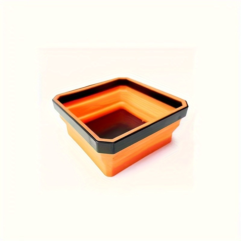 Magnetic Tray, Collapsible Magnetic Parts Tray for Small Parts ，Screw and  Tools, Silicone Tray, Foldable Magnetic Tool Tray Set