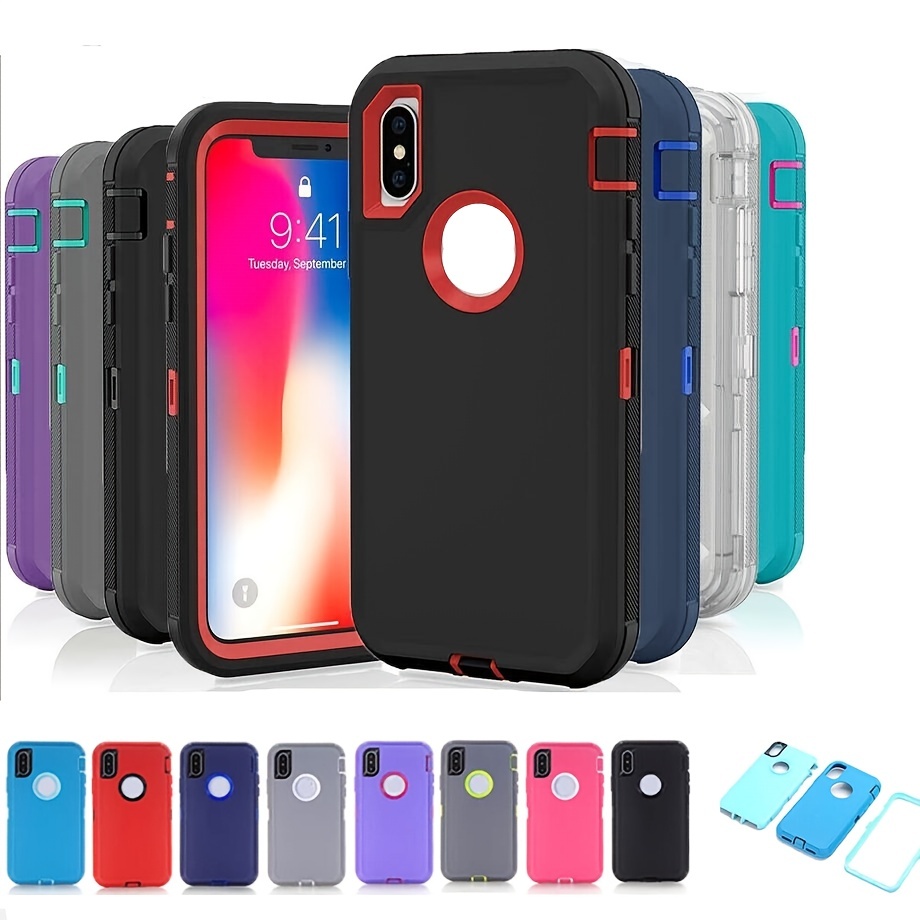 Full Body Rugged Shockproof Phone Case Cover Iphone 13 - Temu