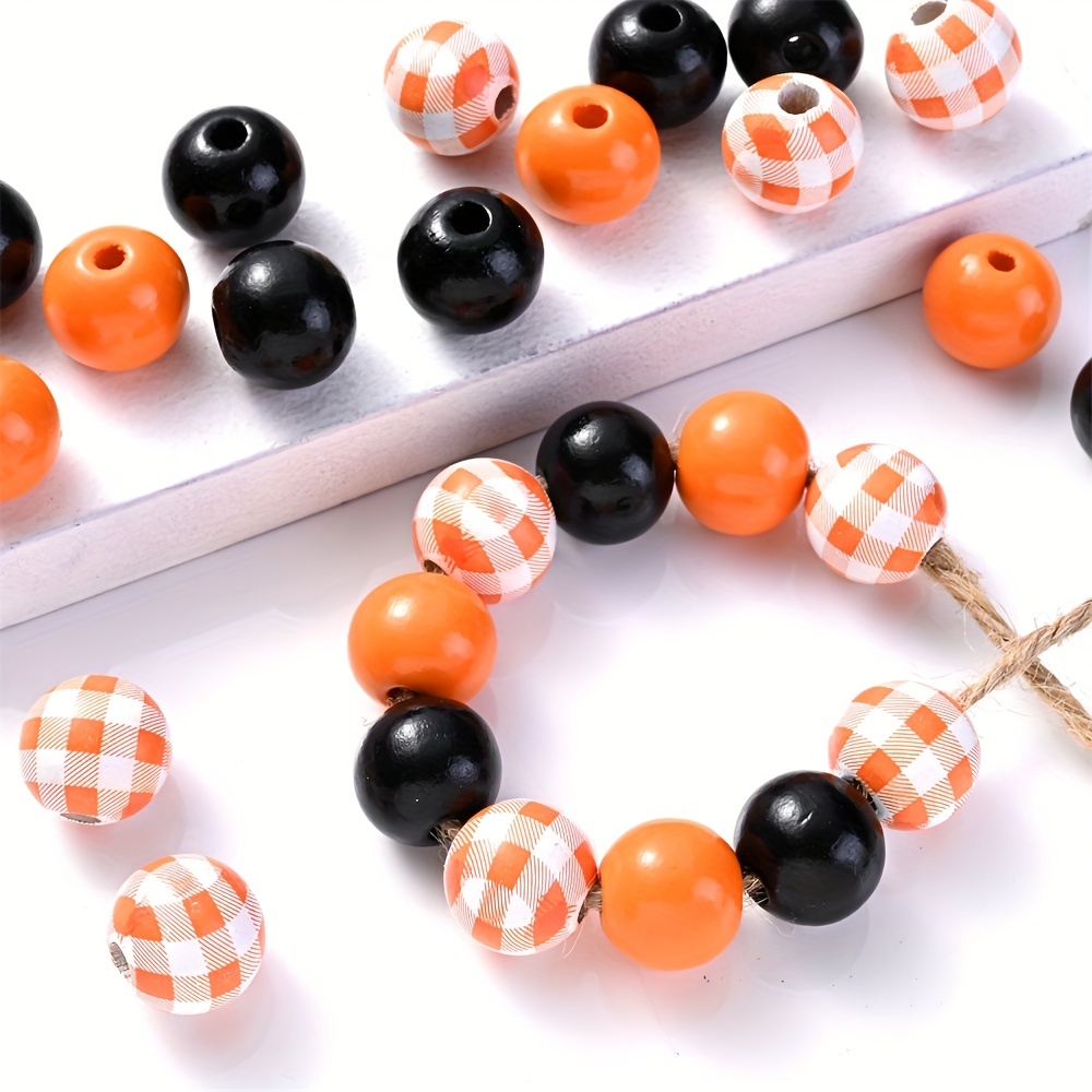 Wooden Craft Beads and Cords