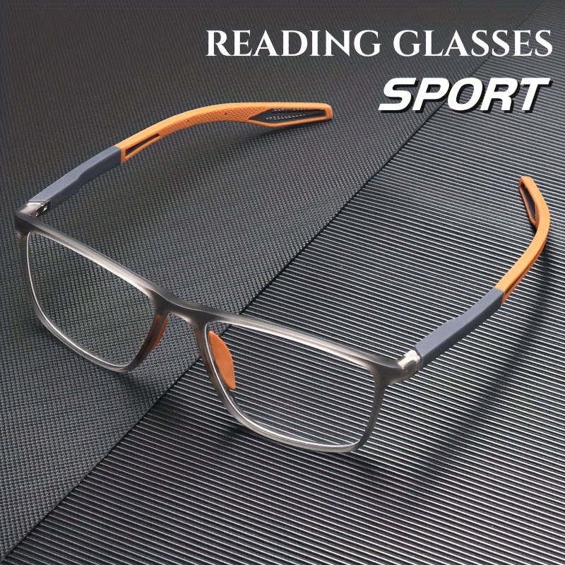 Gafas de lectura cuadradas de gran tamaño para hombres y mujeres, montura  grande portátil, presbicia de alta definición, gafas de 0 ~ + 3,0 dioptrías