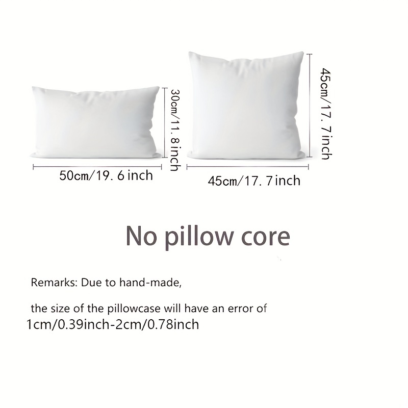 Standard lumbar cheap pillow size