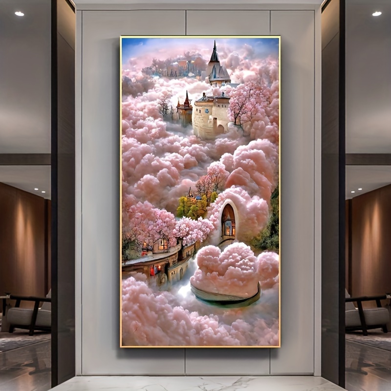 Fantasy Landscape Peacock 5D Diamond Painting Bedroom Decoration