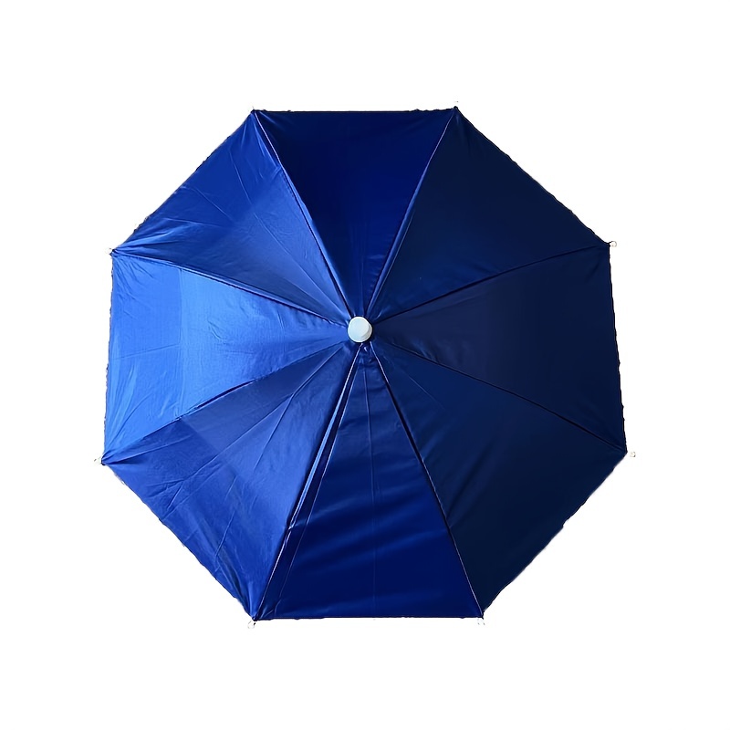  DZKJ Paquete de 5 sombreros de paraguas para la cabeza,  portátil, plegable, manos libres, para adultos y niños, banda elástica,  para pesca, golf, sombrilla (tamaño: 23.6 pulgadas, color: rosa) : Todo