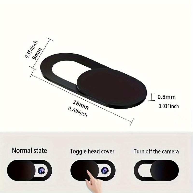 Ultra Thin Webcam Cover Slider Privacy Protection Camera - Temu