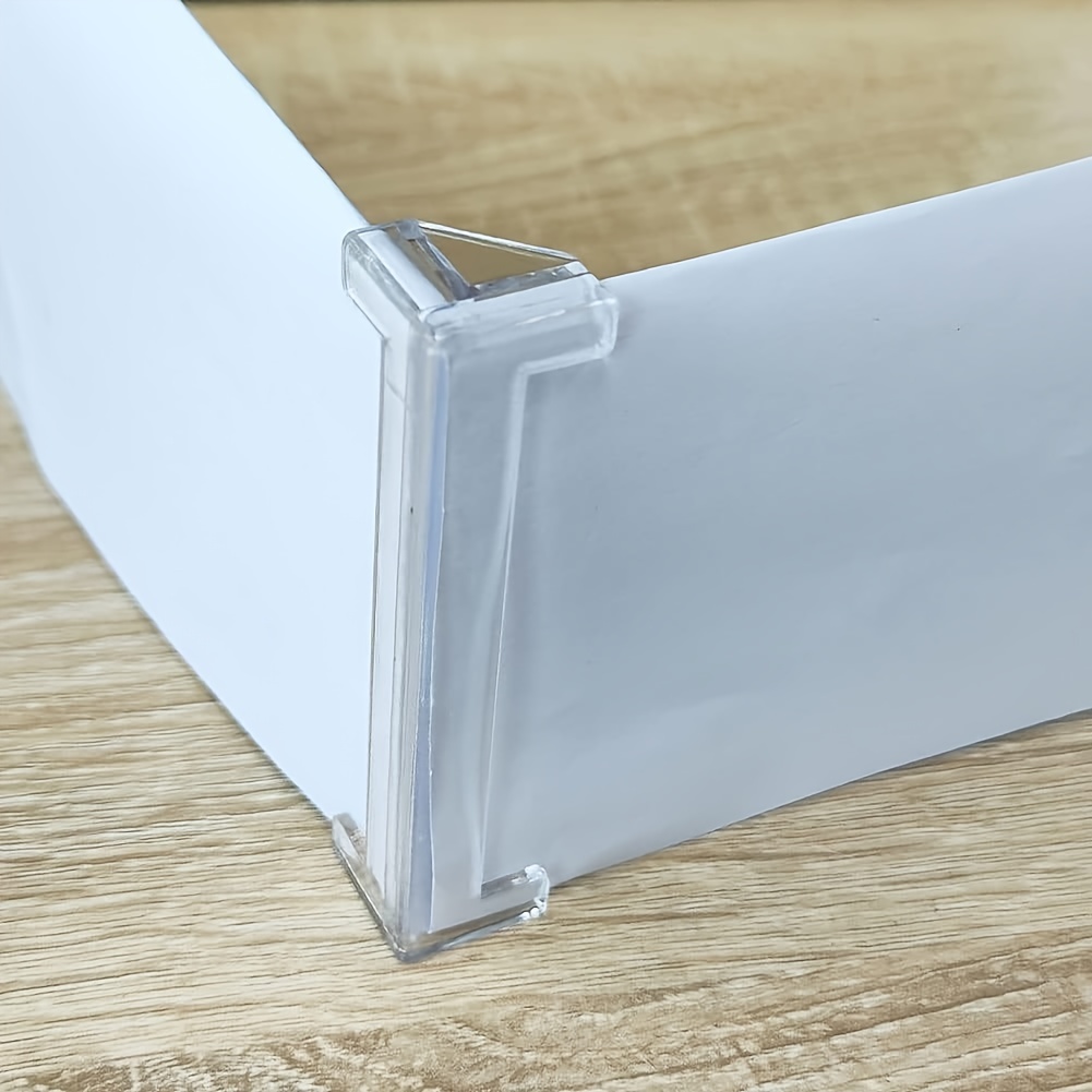 Vertical Blind Valance Corners Clear Plastic For L Sharp - Temu Australia