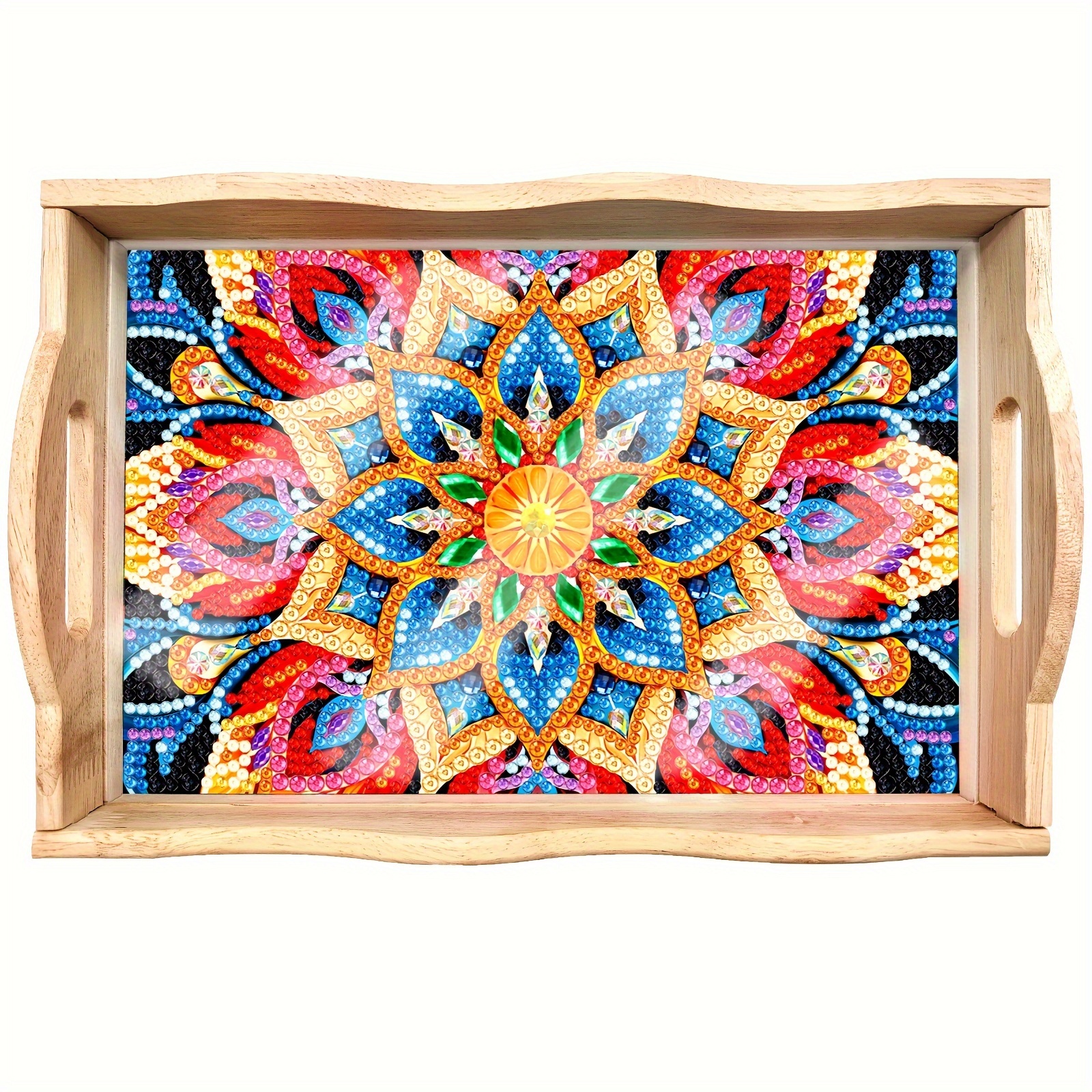 Diy 5d Diamond Art Mandala Kit Create Beautiful Wall Decor - Temu