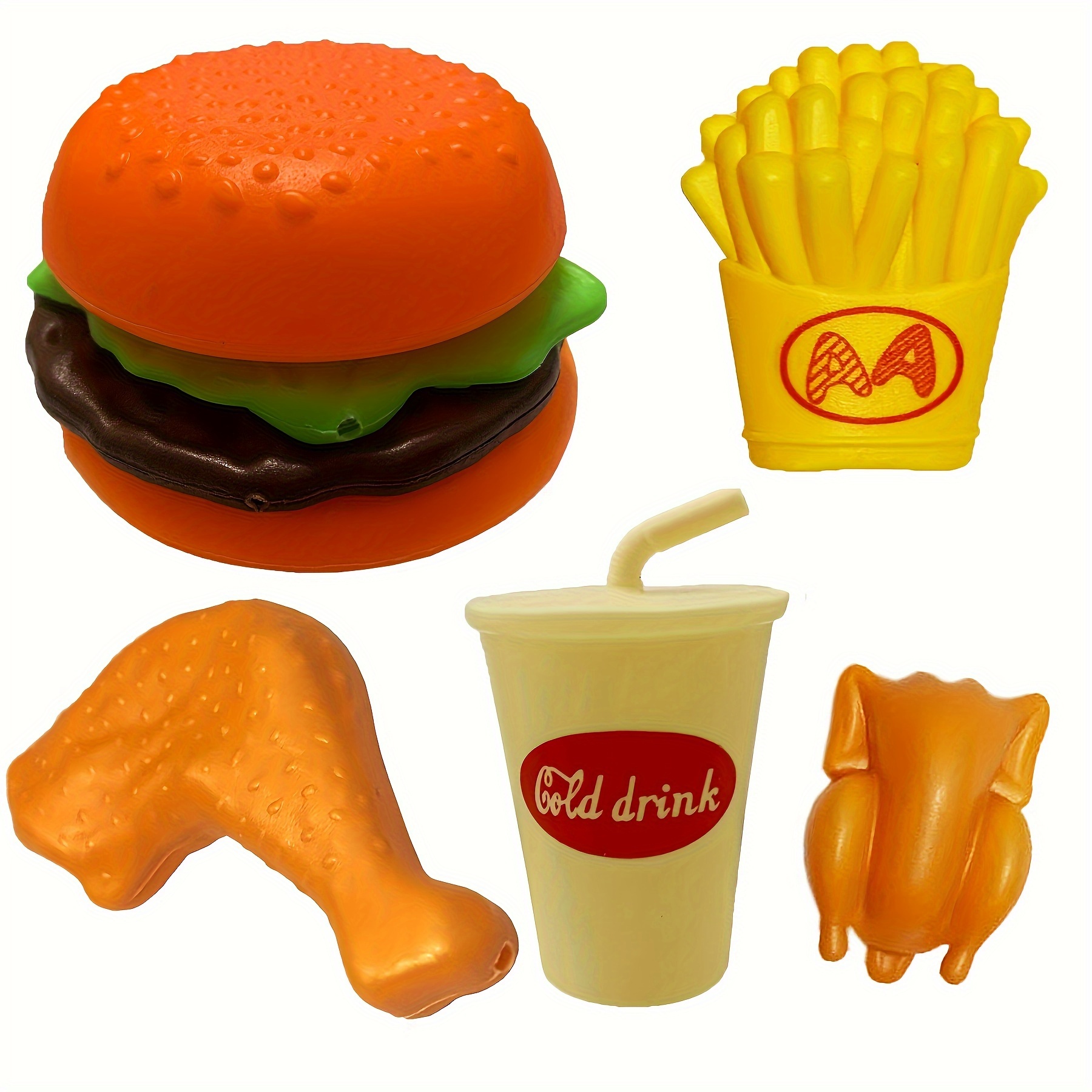 Plastic hamburger hot sale toy