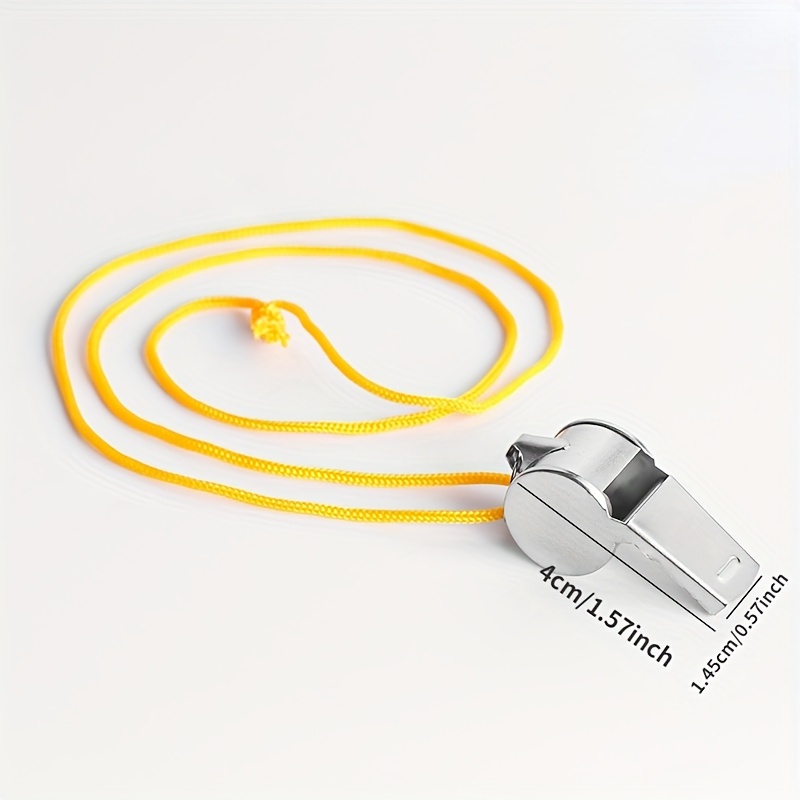 Referee Whistle Stainless Steel Soccer Football Basketball Training