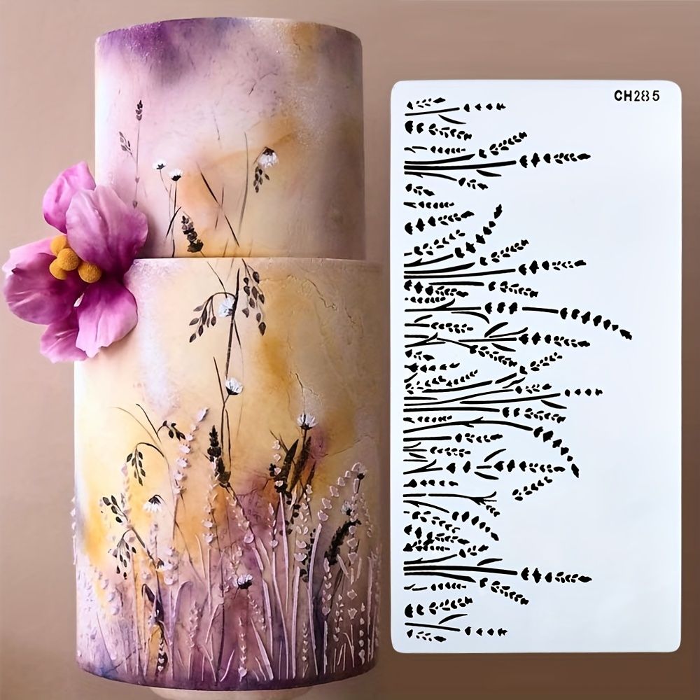 Cake Decorating Stencils Templates Create Beautiful Floral - Temu