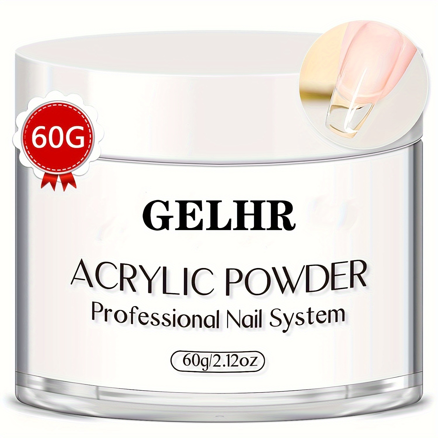 60g Black Acrylic Nail Powder Liquid Crystal Powder For Nail