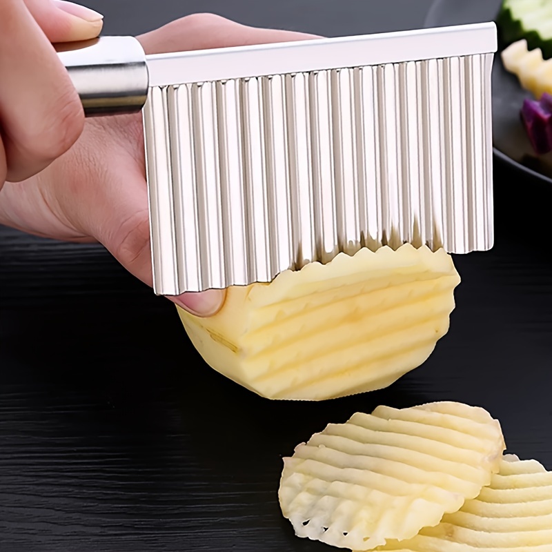 Potato Cutter Wave Edged Tool Stainless Steel French Fry Cutter