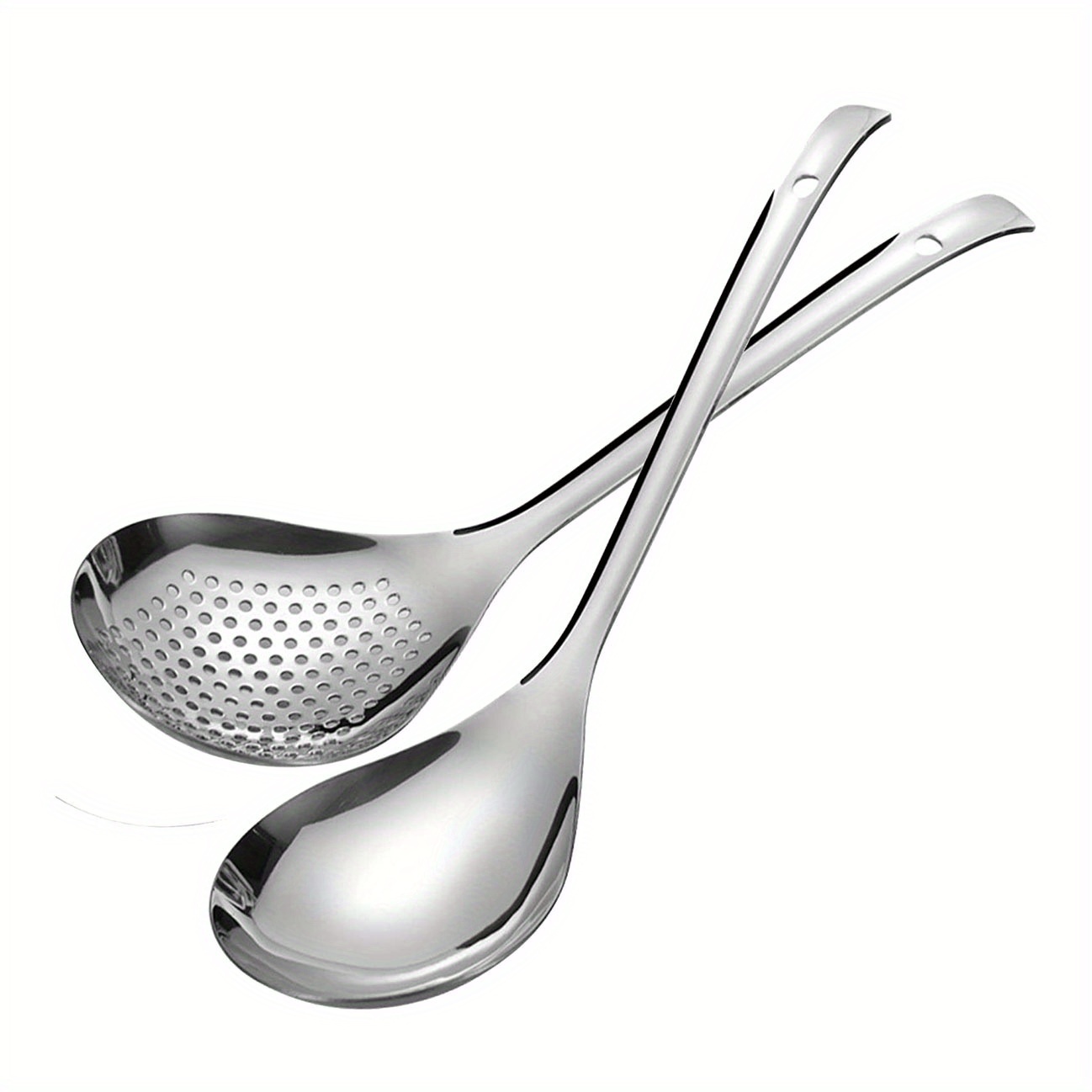 Metal Soup Ladle Eating Spoons Metal Ladle Kitchen Soup Scoop Large Soup  Spoon