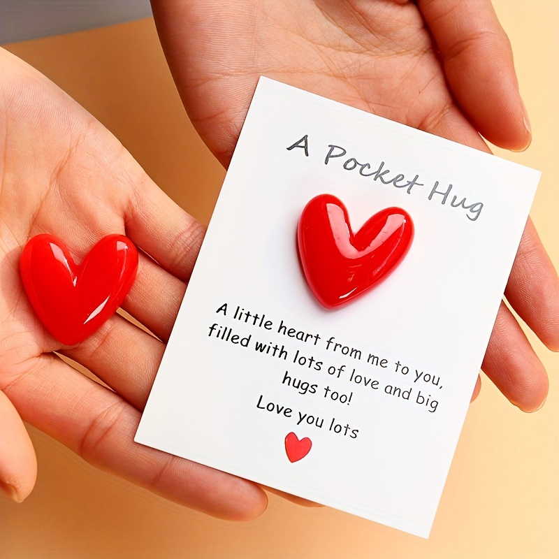 A Tiny Little Pocket Hug Poem Card Isolation Gift Hug Token - Temu