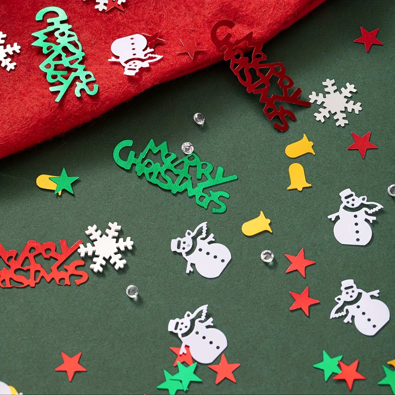 Laser Snowflakes Party Confetti Christmas Confetti Winter - Temu