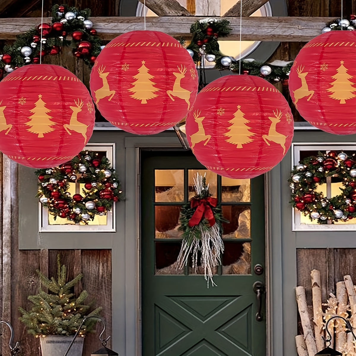 Paper Ornament Lanterns for Christmas Decor