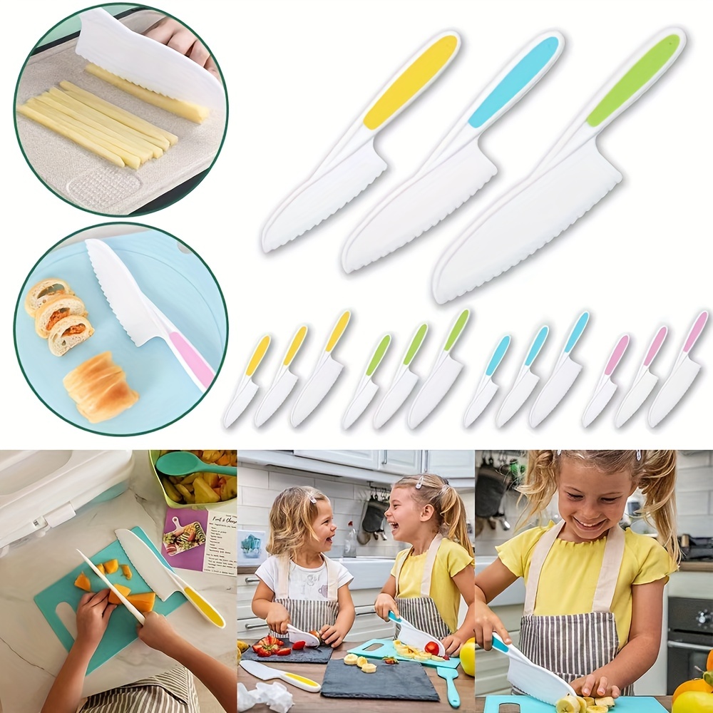  Cuchillo para niños pequeños para cocinar: cuchillo de