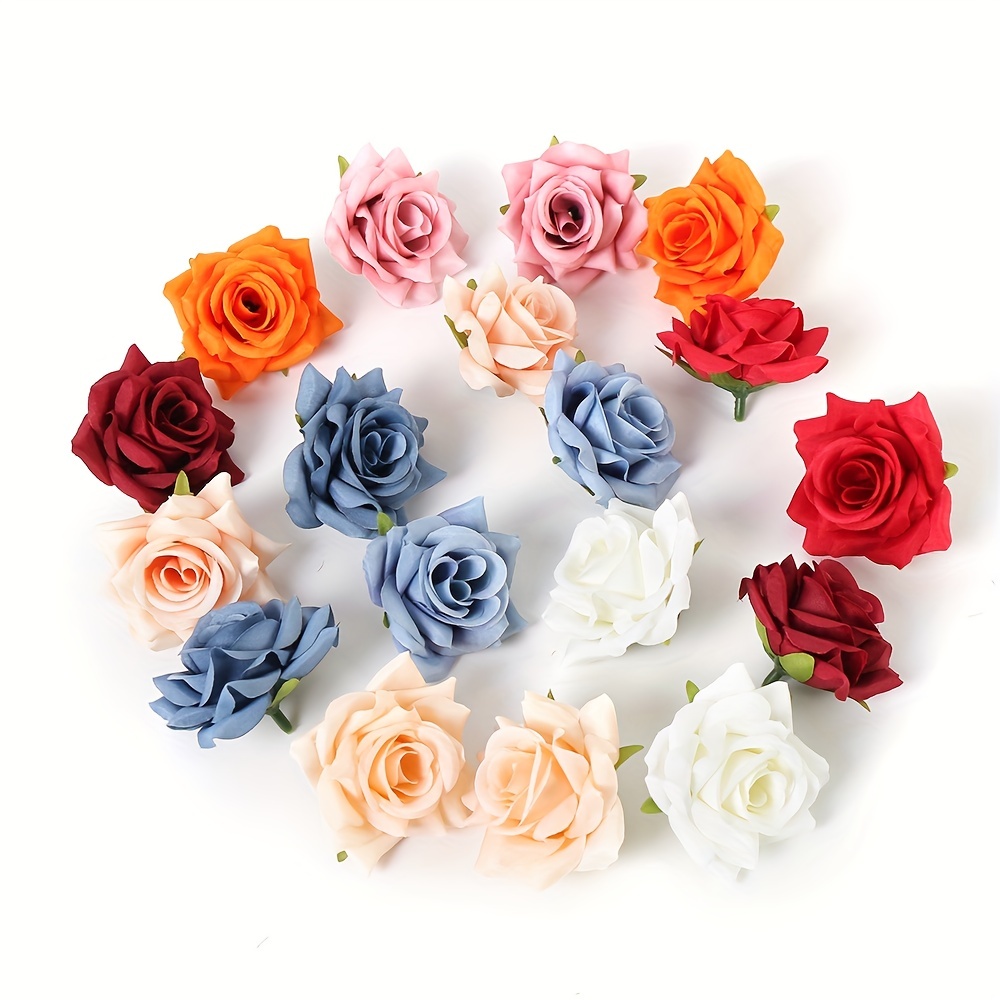 3 ROSES ROUGES artificielles sur tiges Fleurs artificielles, Fleurs en  soie, Couronne de fleurs, Chapellerie, Fleurs de mariage bricolage, Bouquet  de mariage, Chapellerie -  France