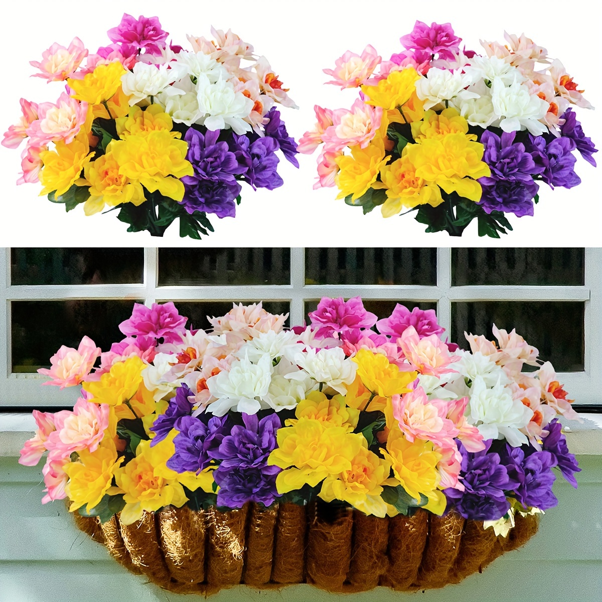 4 piezas de flores artificiales de seda de buganvilla, ramas largas de seda  de buganvilla, tallos florales para centros de mesa de boda, decoración