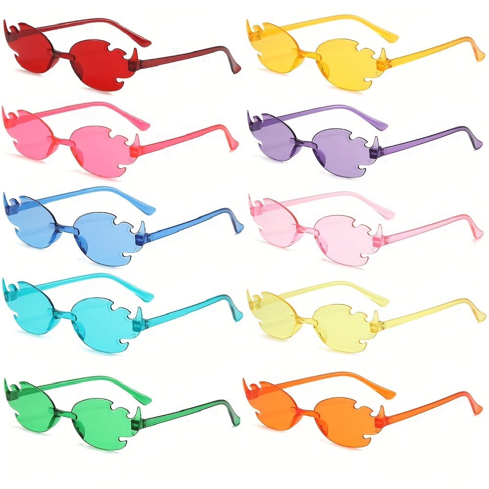 Anime Doflamingo Glasses Accessories One-piece Cosplay Props cat eye metal  sunglasses women men 2023 rave party punk glasses - AliExpress