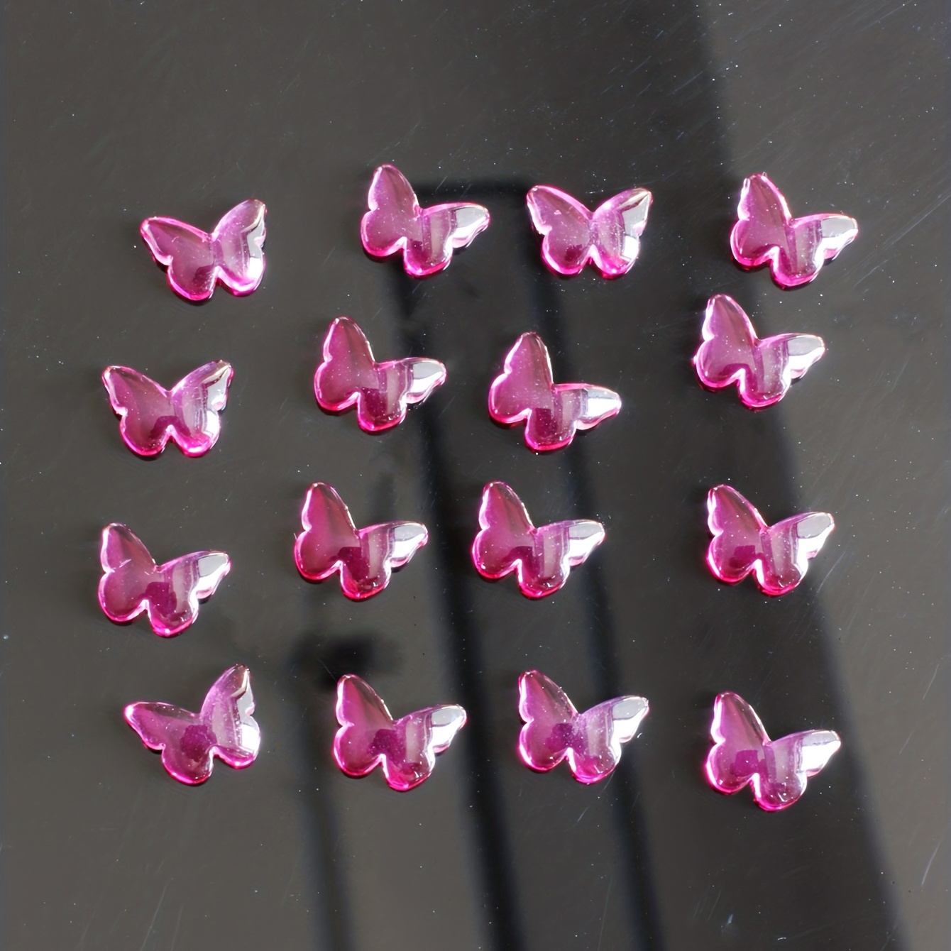 Grape Aurora Purple 3D Nail Charms - Resin Stones for Gel Polish Manicure  Decoration