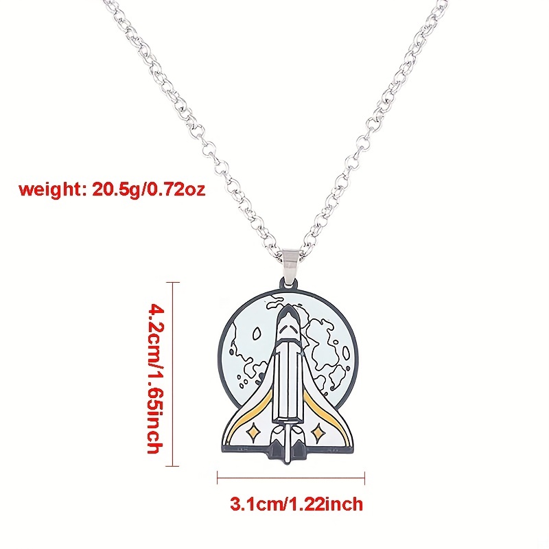 The Last Of Us Airplane Planet Pendant Necklace