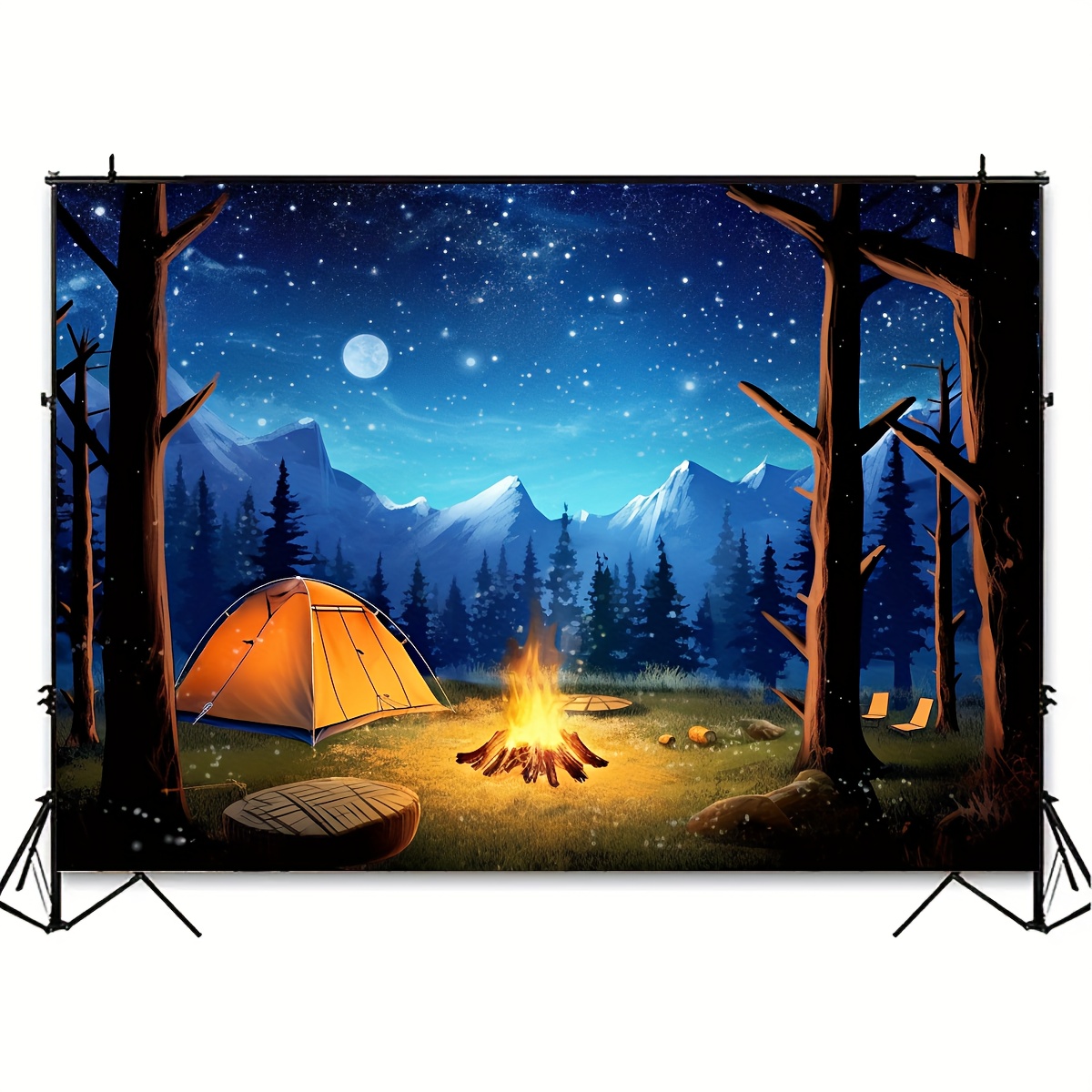 forest night scene