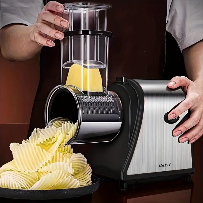 Eu Plug Electric Cheese Grater, Upgraded 1 Professional Cheese