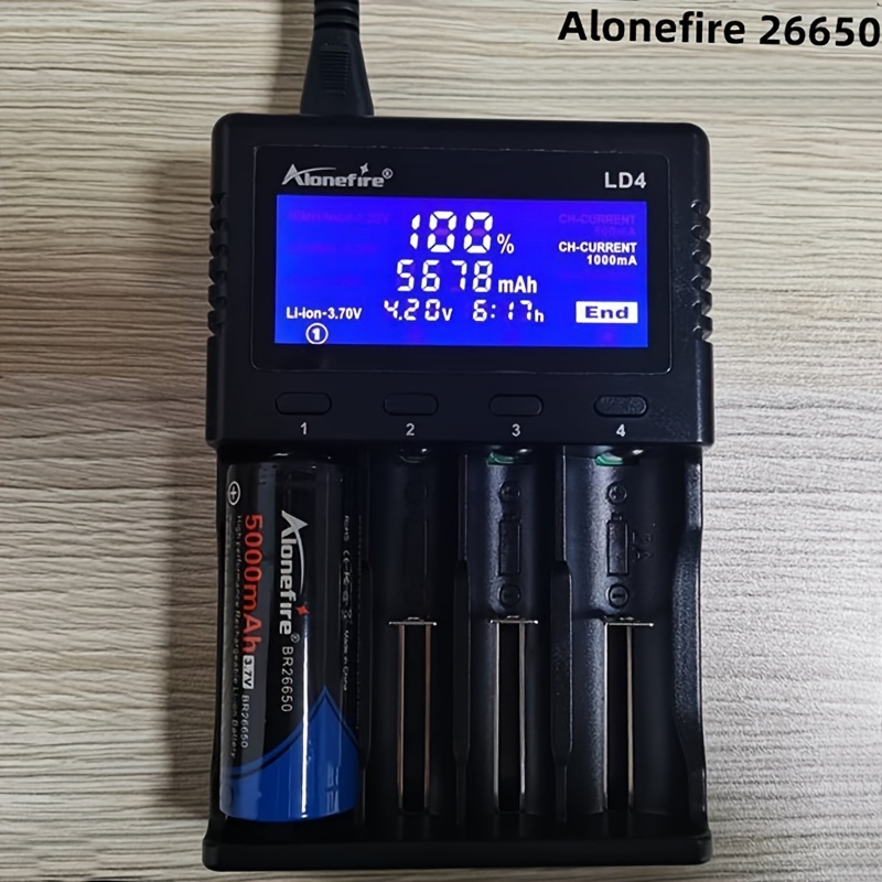 26650, 5000 mAh laddningsbart batteri - Skånejakt