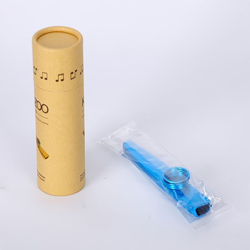 MEIeynt Aluminum Kazoo Musical Instruments with 3 Membrane Flute Diaphragm,  Multipack Kazoo Sets for Kids Gift Instrumental Accompaniment