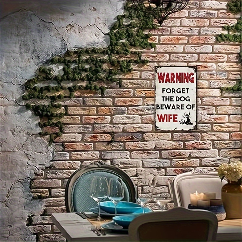 Man Cave Signs Garage Decor For Men Tin Signs Forget The Dog Beware Of Wife  Sign Funny Bar Signs Garage Accessories For Man Cave Metal Signs For Garag