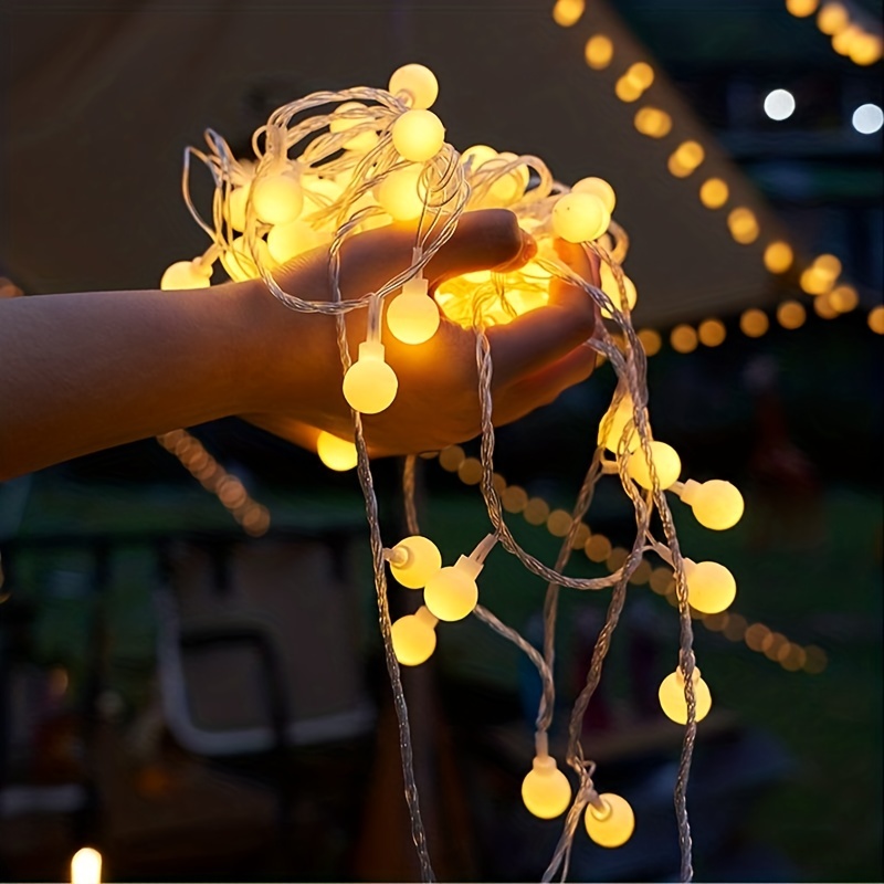 Outdoor Camping Lights Curtain Atmosphere String Lights - Temu