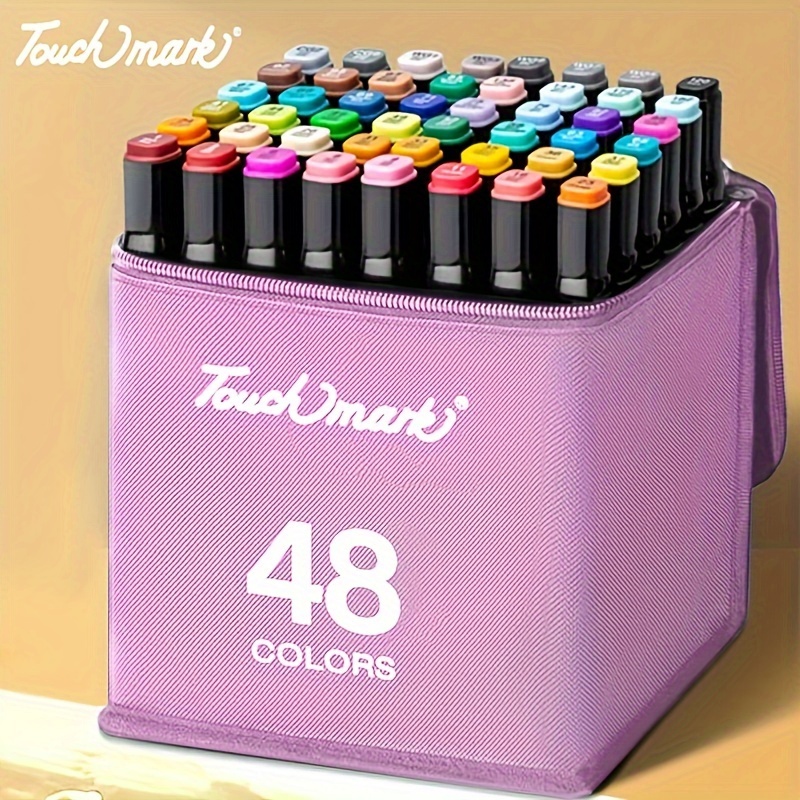 80 Colors Dual Tip Markers Permanent Art Markers For Artists - Temu