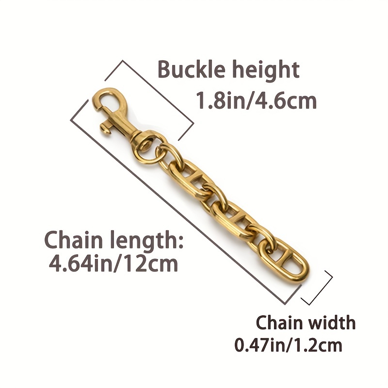 Metal Extension Chain for Shoulder Bag Replacement Strap