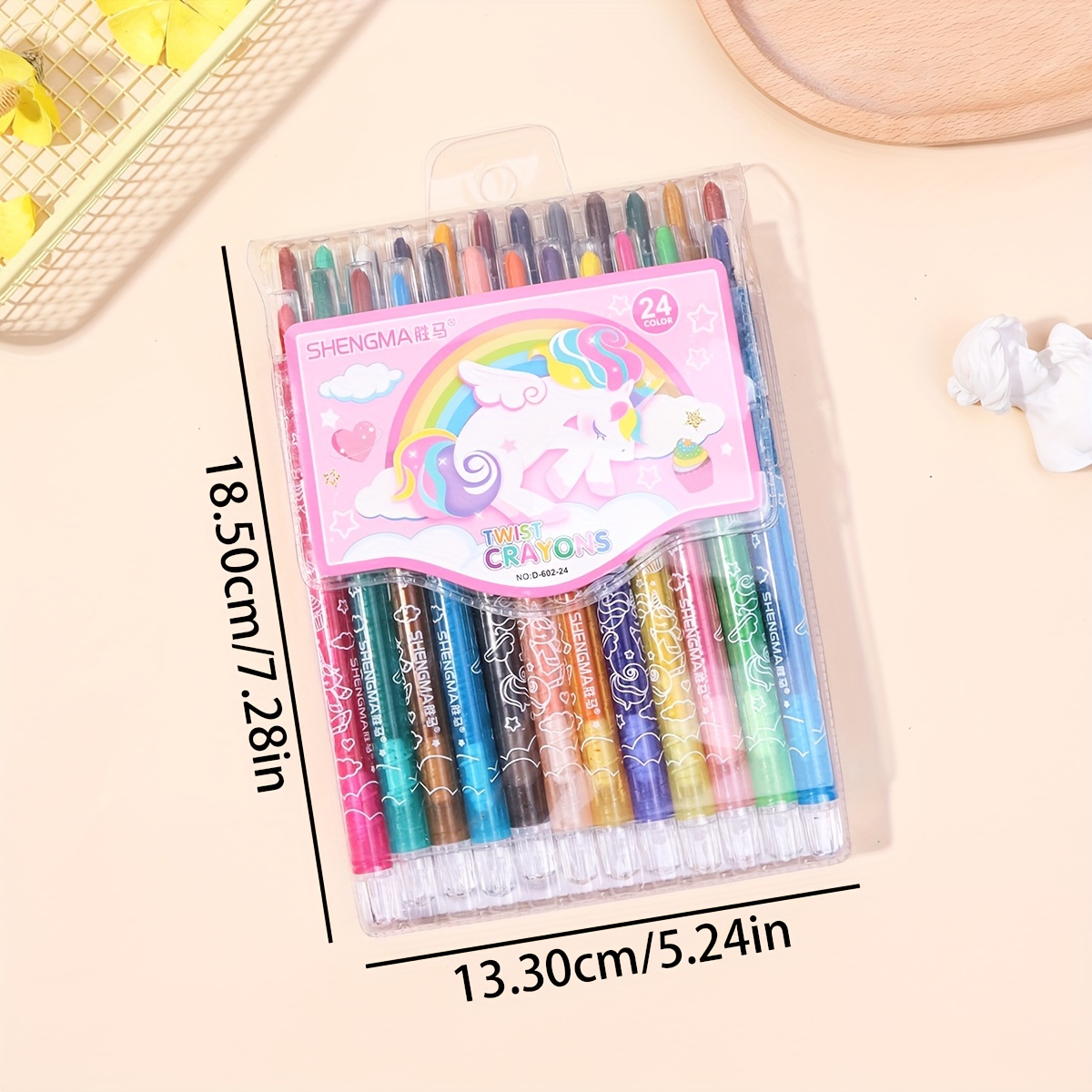 12pcs/set Unicorn Crayon Creative Graffiti Kawaii Oil Pastel Pens Drawing  Art