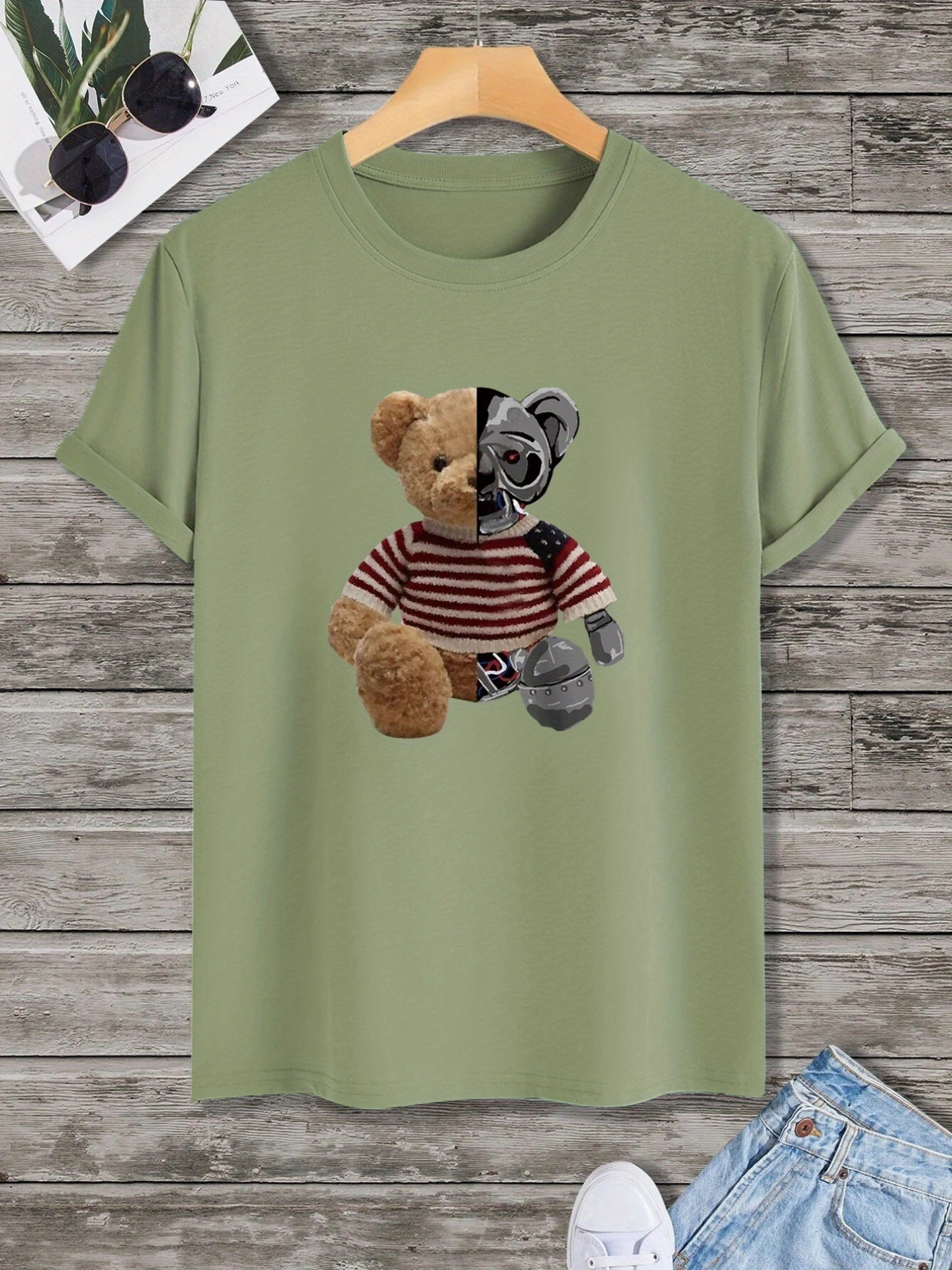 Grin Bear Mens Shirts Clothing