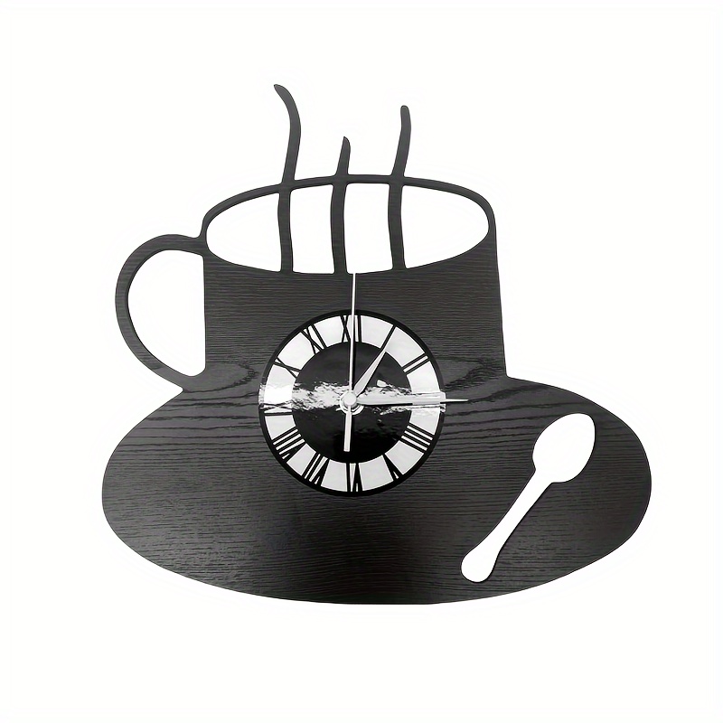 1 Orologio Da Parete In Acrilico 3d, Orologio Da Parete Al Momento Del  Caffè, Orologio Silenzioso, Soggiorno, Camera Da Letto, Cucina, Adesivo Da  Parete Creativo Creativo Con Lente Decorativa.