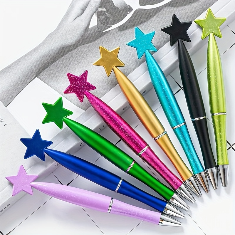Kids Multicolor Pens in One Pen,8 Pack 0.5 mm 6 Colors Pens Cute Kawaii  Retractable Multicolor Ballpoint Pens for Kids School Supplies
