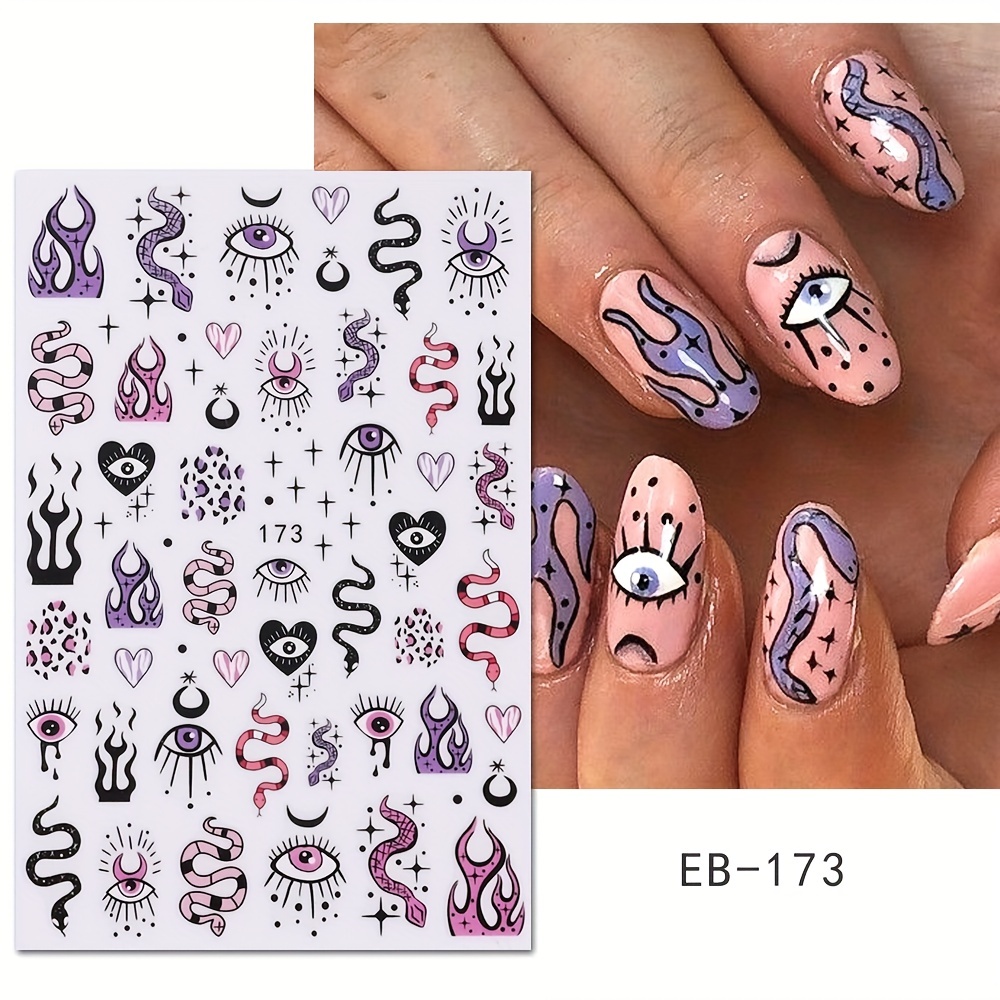 Evil Eye Nail Art Nail Stickers Nail Tools Nail Art Tools Easy