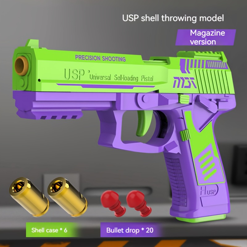 Shellthrowing Glock Desert Eagle Gun Jouets Imitation Softball