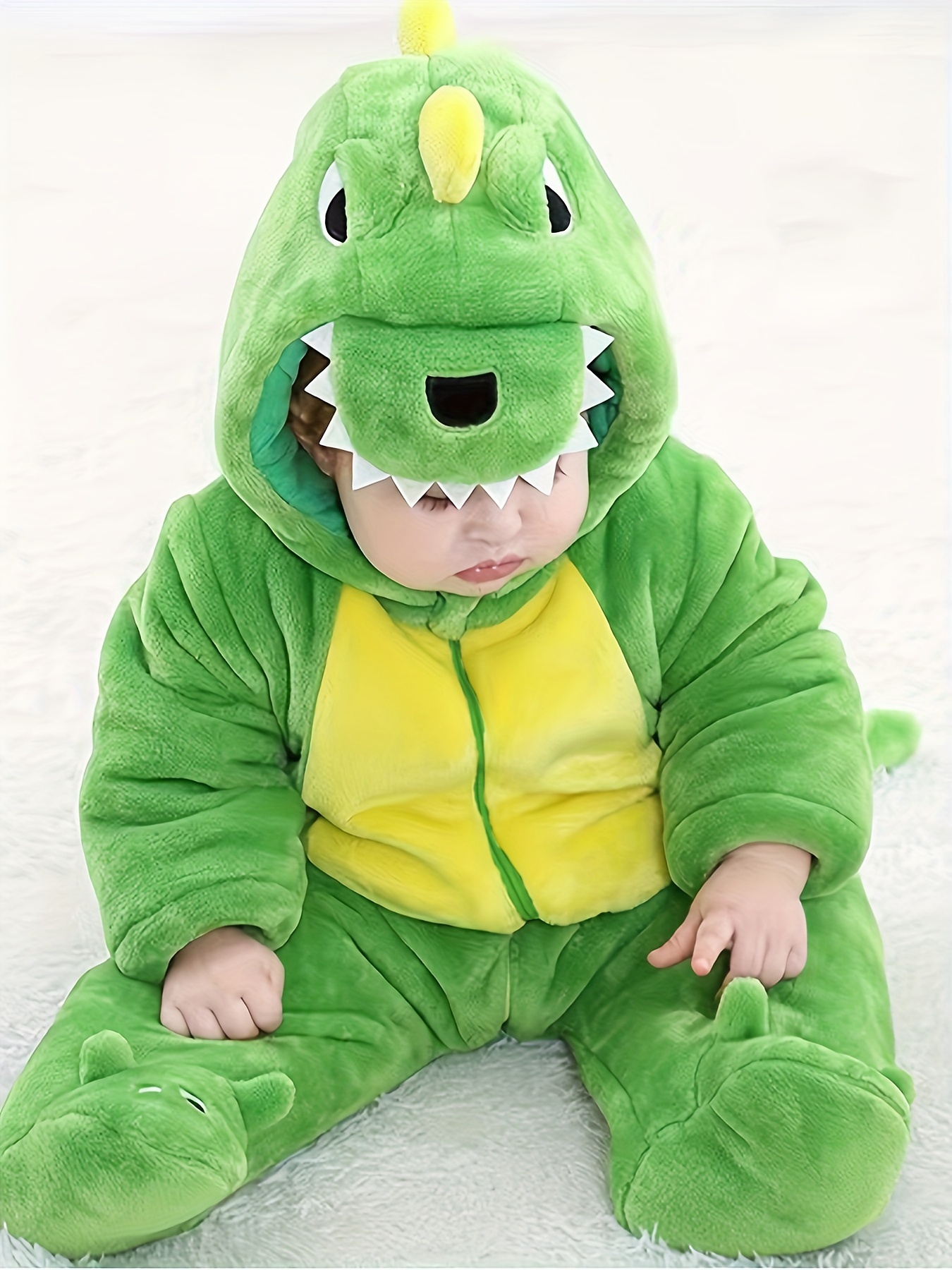 Disfraces Unisex Tipo Dinosaurio Bebé Mameluco Infantil - Temu