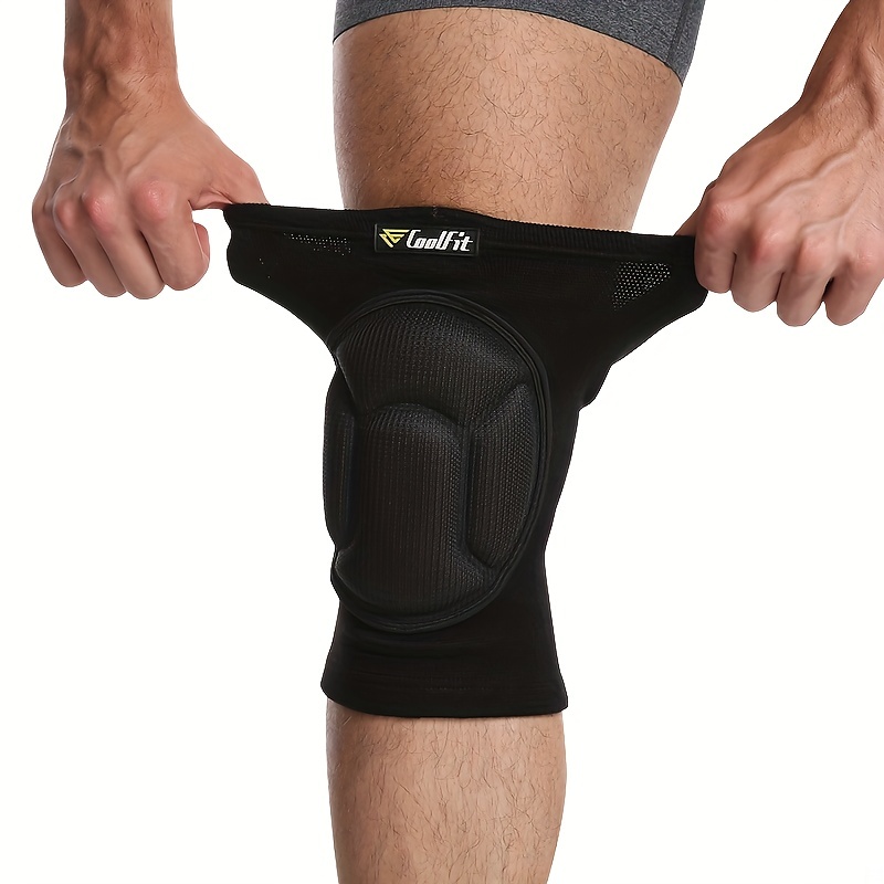 Protective Volleyball Knee Pads Thick Sponge Padding For - Temu
