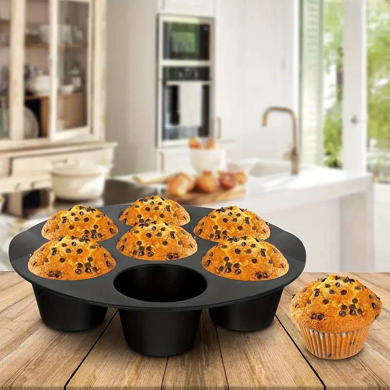 1pc Moule À Muffins Pour Friteuse À Air Moules À Cupcakes En