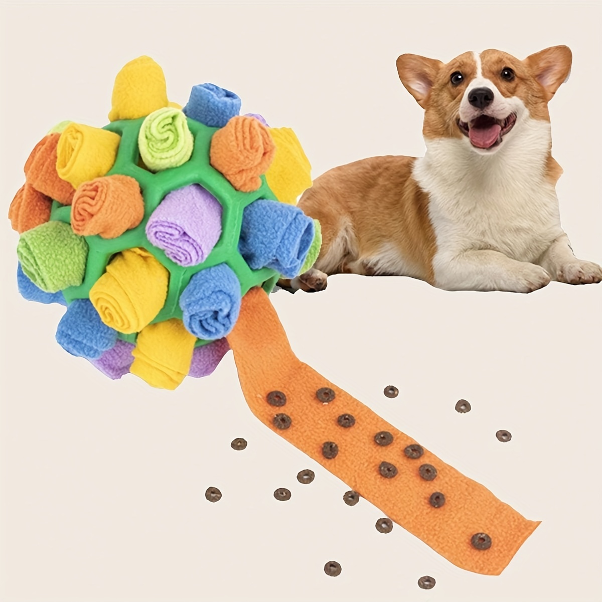 Sniffing Ball Dog Feeder, Interactive Puzzle Dog Slow Feeding Ball For  Natural Foraging Skills Training And Playing, Assorted Varities - Temu