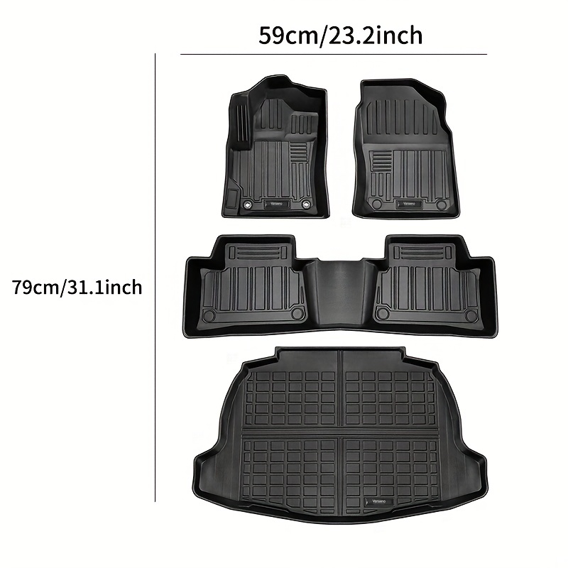 Vanseno Floor Mat Suitable For Custom All weather Car Mats - Temu