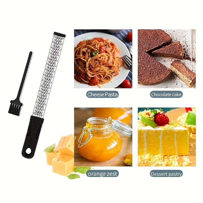 Cheese Grater Lemon Zester Kitchen Graters Set With Cleaning - Temu