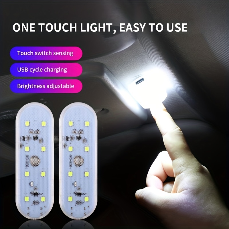 Auto Interieur Led Sensor Licht Touch Schalter Licht Auto Wireless  Umgebungslampe Portable Nacht Lesen Licht Auto Innenraum Atmosphäre