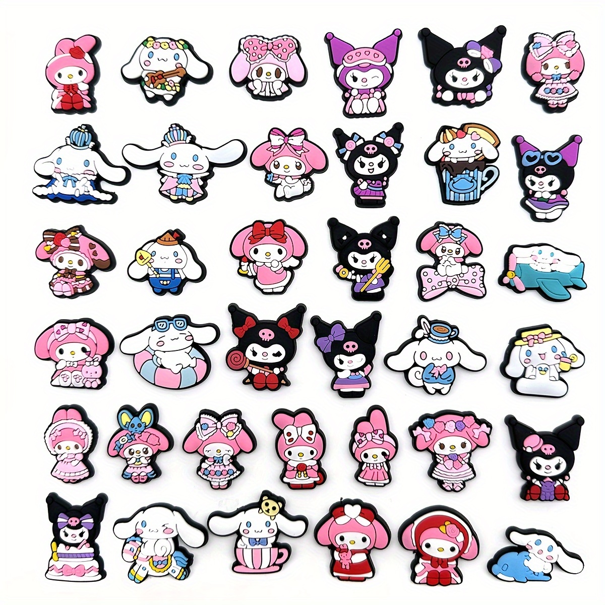 Kuromi Kawaii Style Shoes Decoration Charms For - Temu