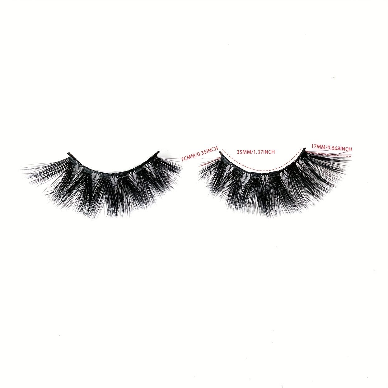 4 Pairs Full Curling False Eyelashes Daily Use Fluffy Delicate Eyelashes